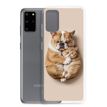 Cute Baby Cat and Dog Sleep Samsung Case