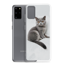 Relaxing British Shorthair Cat Samsung Case