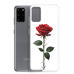 Red Rose on White Samsung Case