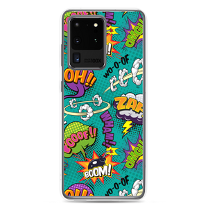 Comic Text Pattern Samsung Case