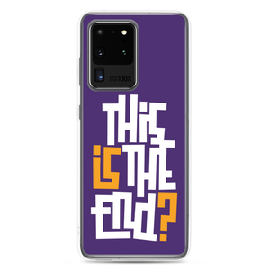 IS/THIS IS THE END? Purple Yellow Reverse Samsung Phone Case