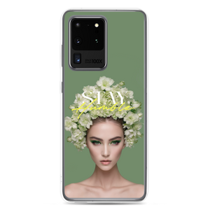 Stay Humble Female Flower Art Samsung® Phone Case