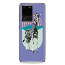 Giraffe Zebra Purple Samsung Case