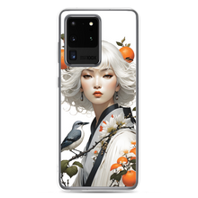 Oriental Lady with Orange and Bird Samsung Case