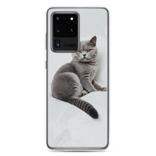 Relaxing British Shorthair Cat Samsung Case