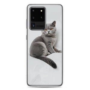 Relaxing British Shorthair Cat Samsung Case