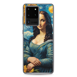 Monalisa Painting in Van Gogh Style Samsung Case