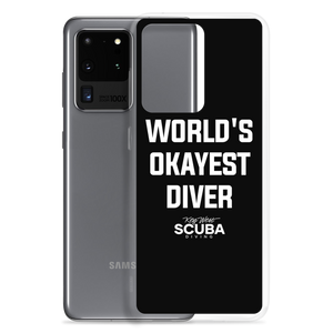 World's Okayest Diver Clear Case for Samsung®