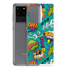 Comic Text Pattern Samsung Case