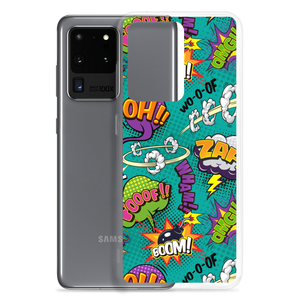 Comic Text Pattern Samsung Case