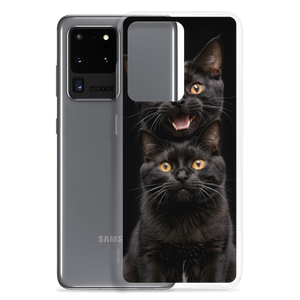 Two Black Cats Follows Samsung Case