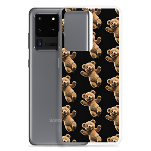 Happy Teddy Bear Pattern Samsung Case