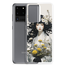 Oriental Lady with Yellow Flowers Samsung Case