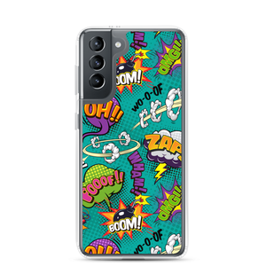 Comic Text Pattern Samsung Case