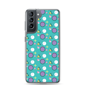 Samsung Galaxy S21 Memphis Colorful Pattern 01 Samsung® Phone Case by Design Express