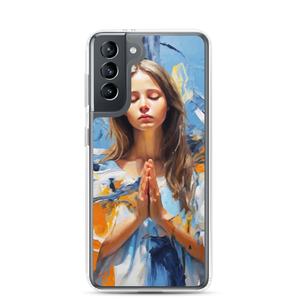 Samsung Galaxy S21 Pray & Forgive Oil Painting Samsung® Phone Case by Design Express