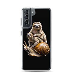 Sloth Riding A Snail Samsung Case