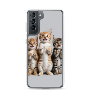 Funny Tripple Cats Samsung Case