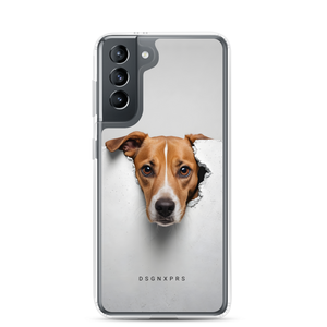 Funny Sad Dog Peep Samsung Case