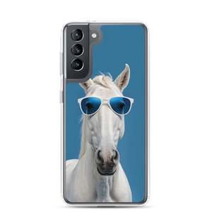 Cool Blue Horse Samsung Case