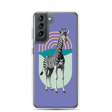 Giraffe Zebra Purple Samsung Case