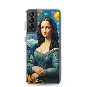 Monalisa Painting in Van Gogh Style Samsung Case