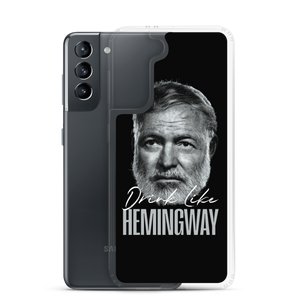 Samsung Galaxy S21 Drink Like Hemingway Portrait Clear Case for Samsung® by Design Express