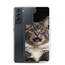 Shocked Cat Face Samsung Case