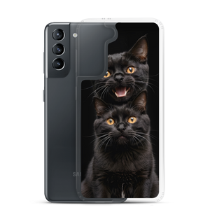 Two Black Cats Follows Samsung Case