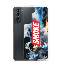 Blue Smoke Fire Samsung Case