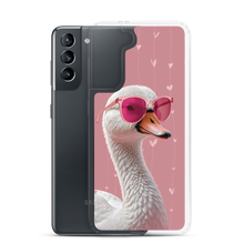 Cute Pink Swan Samsung Case