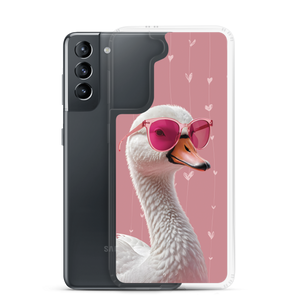 Cute Pink Swan Samsung Case