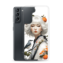 Oriental Lady with Orange and Bird Samsung Case