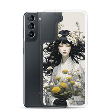 Oriental Lady with Yellow Flowers Samsung Case