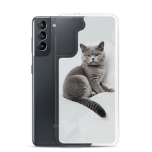 Relaxing British Shorthair Cat Samsung Case