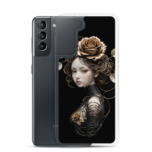 Lady Rose Copper Wire Art Samsung Case