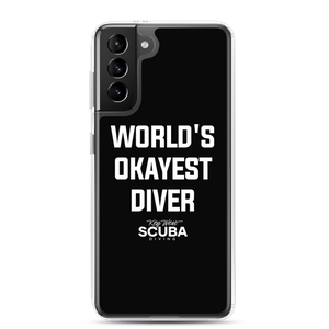 World's Okayest Diver Clear Case for Samsung®