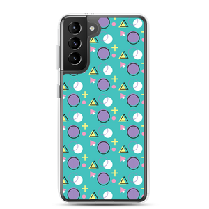 Samsung Galaxy S21 Plus Memphis Colorful Pattern 01 Samsung® Phone Case by Design Express