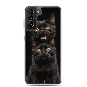 Two Black Cats Follows Samsung Case