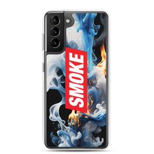 Blue Smoke Fire Samsung Case