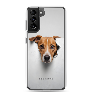 Funny Sad Dog Peep Samsung Case