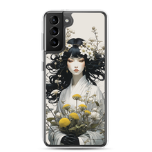 Oriental Lady with Yellow Flowers Samsung Case