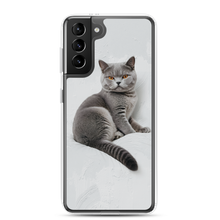 Relaxing British Shorthair Cat Samsung Case