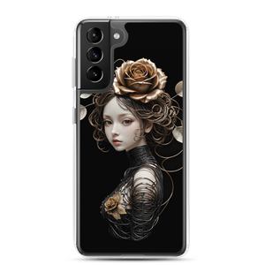 Lady Rose Copper Wire Art Samsung Case