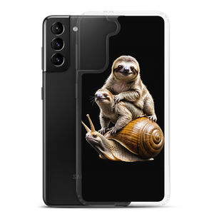 Sloth Riding A Snail Samsung Case