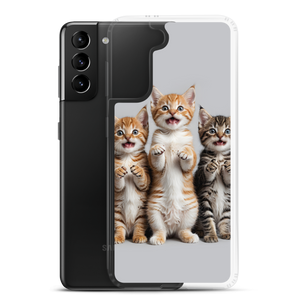 Funny Tripple Cats Samsung Case