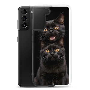 Two Black Cats Follows Samsung Case