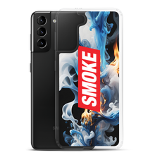 Blue Smoke Fire Samsung Case