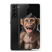 Happy Monkey Black Samsung Case