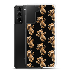 Happy Teddy Bear Pattern Samsung Case